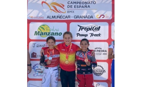 MIA AYATS CAMPEONA DE ESPAÑA BMX 2024